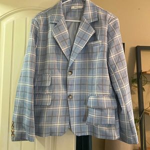 Plaid Blazer